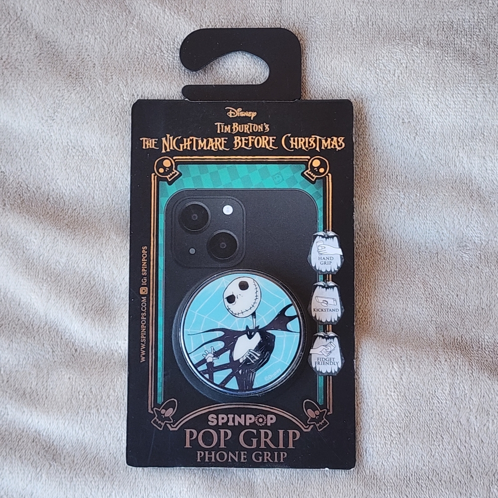SPINPOP Phone Pop Grip (Jack Skellington)